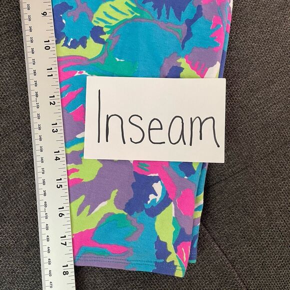 Vintage Jacques Moret 80s Neon Capri Leggings & Top Set Exercise Dance Party - Picture 10 of 11